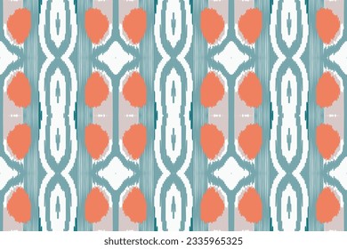 Ikat Damask Embroidery Background. Ikat Damask Geometric Ethnic Oriental Pattern Traditional. Ikat Aztec Style Abstract Design for Print Texture,fabric,saree,sari,carpet.
