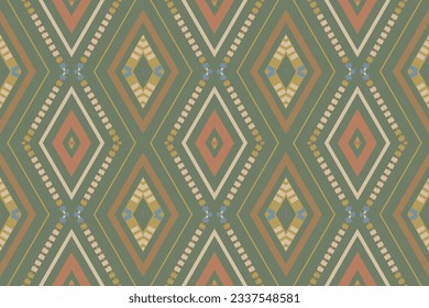 Ikat Damask Embroidery Background. Ikat Prints Geometric Ethnic Oriental Pattern Traditional. Ikat Aztec Style Abstract Design for Print Texture,fabric,saree,sari,carpet.