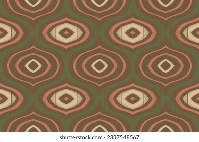 Ikat Damask Embroidery Background. Ikat Stripe Geometric Ethnic Oriental Pattern traditional.aztec Style Abstract Vector illustration.design for Texture,fabric,clothing,wrapping,sarong.