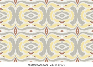 Ikat Damask Embroidery Background. Ikat Stripes Geometric Ethnic Oriental Pattern Traditional. Ikat Aztec Style Abstract Design for Print Texture,fabric,saree,sari,carpet.