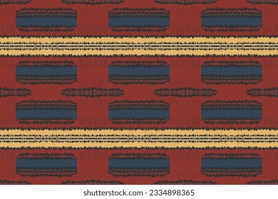 Ikat Damask Embroidery Background. Ikat Texture Geometric Ethnic Oriental Pattern Traditional. Ikat Aztec Style Abstract Design for Print Texture,fabric,saree,sari,carpet.