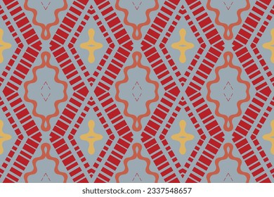 Antecedentes del bordado de Ikat Damask. Patrón oriental geométrico de textura Ikat tradicional. Diseño abstracto de estilo azteca Ikat para textura impresa, tela, sari, alfombra.