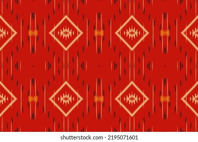 Ikat Damask Ethnic Pattern Native Filipino Design In The Tribal Native Style Of Ikat, Which Is Mexican Embroidery. Navajo Aztec Ornaments Printed Fabric, Background, Rug, Carpet, Patterns, Wallpaper, 