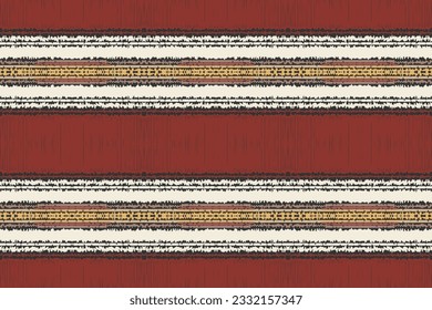 Ikat Damask Paisley Embroidery Background. Ikat Flowers Geometric Ethnic Oriental Pattern traditional.aztec Style Abstract Vector illustration.design for Texture,fabric,clothing,wrapping,sarong.