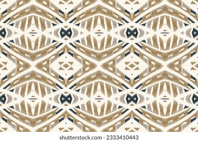 Ikat Damask Paisley Embroidery Background. Ikat Print Geometric Ethnic Oriental Pattern Traditional. Ikat Aztec Style Abstract Design for Print Texture,fabric,saree,sari,carpet.