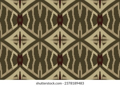 Ikat Damask Paisley Embroidery Background. Ikat Stripes Geometric Ethnic Oriental Pattern Traditional. Ikat Aztec Style Abstract Design for Print Texture,fabric,saree,sari,carpet.
