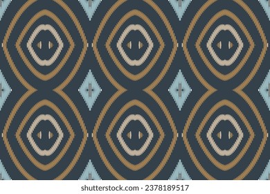 Ikat Damask Paisley Embroidery Background. Ikat Print Geometric Ethnic Oriental Pattern Traditional. Ikat Aztec Style Abstract Design for Print Texture,fabric,saree,sari,carpet.