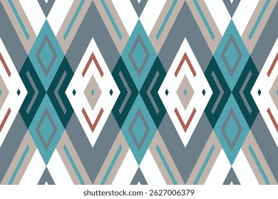 Ikat Damask Paisley Embroidery Background. Ikat Damask Geometric Ethnic Oriental Pattern Traditional. Ikat Aztec Style Abstract Design for Print Texture,fabric,saree,sari,carpet.
