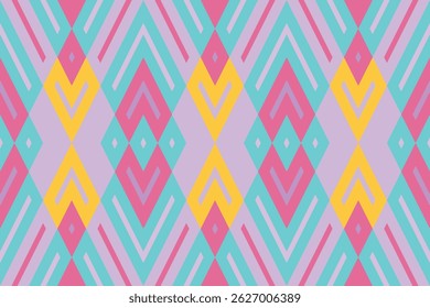Ikat Damask Paisley Embroidery Background. Ikat Flower Geometric Ethnic Oriental Pattern Traditional. Ikat Aztec Style Abstract Design for Print Texture,fabric,saree,sari,carpet.