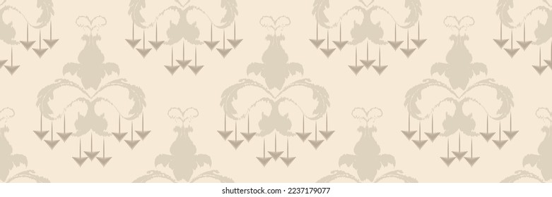 Ikat Damask Scandinavian embroidery, ikat seamless tribal color, Asian design Digital textile Asian Design ancient art for Prints Fabric saree Mughal Swaths texture Kurti Kurtis Kurtas