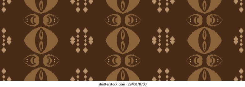 Ikat design batik textile seamless pattern digital vector design for Print saree Kurti Borneo Fabric border brush symbols swatches party wear