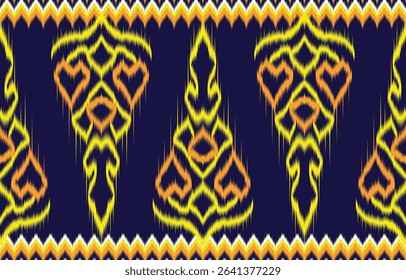 ikat design for ethnic pattern boho seam fabric textile or native geometric and fabric ikat style vector wallpaper motif Illustrator .