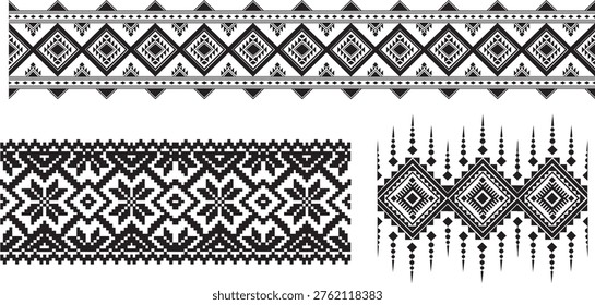 ikat design pattern, seamless,indian traditional design,feathered pattern,Hand drawn,fabric design,soft and blurry,weft ikat,floral,classic indian design,folk design element. 