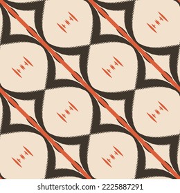 Ikat designs tribal cross Seamless Pattern. Ethnic Geometric Batik Ikkat Digital vector textile Design for Prints Fabric saree Mughal brush symbol Swaths texture Kurti Kurtis Kurtas