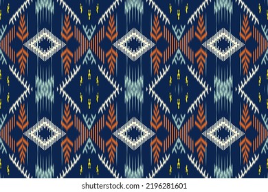 el diamante ikat diseño étnico sencillo Motifs tradicionales modernos El patrón tribal africano no tiene fisuras. diseño de acuarela vectorial de tela de impresión nativa estadounidense para camisa de casaca de tela de fondo para impresión