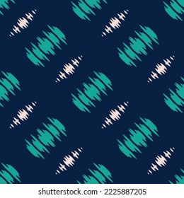 Ikat diamond tribal Africa Seamless Pattern. Ethnic Geometric Ikkat Batik Digital vector textile Design for Prints Fabric saree Mughal brush symbol Swaths texture Kurti Kurtis Kurtas