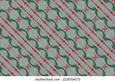 Ikat diamond tribal Africa Seamless Pattern. Ethnic Geometric Batik Ikkat Digital vector textile Design for Prints Fabric saree Mughal brush symbol Swaths texture Kurti Kurtis Kurtas