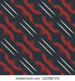 Ikat diamond tribal background Seamless Pattern. Ethnic Geometric Ikkat Batik Digital vector textile Design for Prints Fabric saree Mughal brush symbol Swaths texture Kurti Kurtis Kurtas