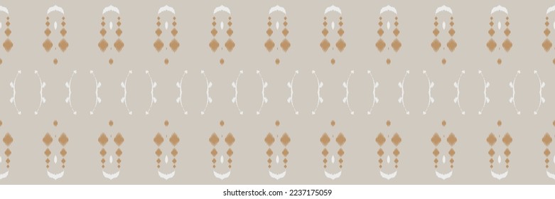 Ikat diamond tribal cross Seamless Pattern. Ethnic Geometric Batik Ikkat Digital vector textile Design for Prints Fabric saree Mughal brush symbol Swaths texture Kurti Kurtis Kurtas