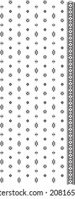 ikat dot style pattern with border for fabric print, ethnic, texture, tile, background, border.