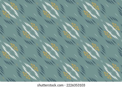 Ikat dots tribal art Seamless Pattern. Ethnic Geometric Batik Ikkat Digital vector textile Design for Prints Fabric saree Mughal brush symbol Swaths texture Kurti Kurtis Kurtas