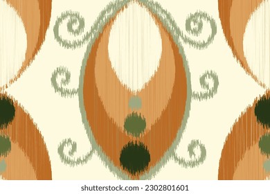 Ikat element ethnic seamless pattern. African, Native American, Mexican, Moroccan style. Design for clothing, fabric, wallpaper, textile, texture, carpet, wrapping, home decor.