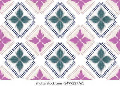 Patrón oriental étnico bordado Ikat tradicional. Impresión geométrica azteca del ornamento del arte. Diseño para la alfombra, cover.Fondo de pantalla, envoltura, tela, ropa