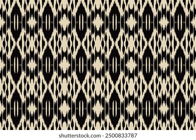 Ikat embroidery ethnic oriental pattern traditional. Aztec geometric art ornament print. Design for caret, cover. Wallpaper, wrapping, fabric, clothing.