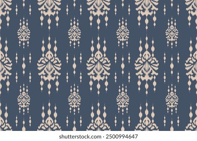 Ikat embroidery ethnic oriental pattern traditional. Aztec geometric art ornament print. Design for caret, cover. Wallpaper, wrapping, fabric, clothing.