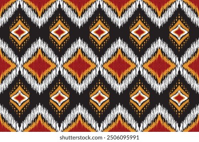 Ikat Stickerei ethnisch orientalische Muster traditionellen.Aztegeometrische Kunst Ornament Print.Design für Teppich, cover.Tapete, Umhüllung, Stoff, Kleidung