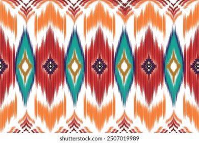 Ikat Stickerei ethnisch orientalische Muster traditionellen.Aztec geometrische Kunst Ornament print.Design für Teppich, cover.Tapete, Umhüllung, Stoff, Kleidung