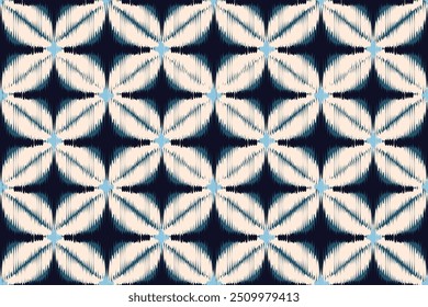 Ikat embroidery ethnic oriental pattern traditional. Aztec geometric art ornament print. Design for caret, cover. Wallpaper, wrapping, fabric, clothing.