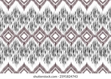 Ikat embroidery ethnic oriental pattern traditional.Aztec geometric art ornament print.Design for carpet, cover.wallpaper, wrapping, fabric, clothing