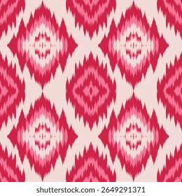 Ikat embroidery ethnic oriental pattern traditional.Aztec geometric art ornament print.Design for carpet, cover.wallpaper, wrapping, fabric.
