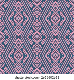 Patrón oriental étnico bordado Ikat tradicional. Impresión geométrica azteca del ornamento del arte. Diseño para la alfombra, cubierta. Fondo de pantalla, envoltura, tela