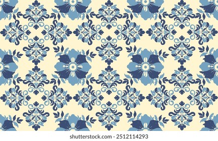ikat ethnic abstract art Seamless pattern in tribal, folk embroidery and Mexican style. Aztec geometric art prints Design for carpets, wallpaper covers, wraps, fabrics, clothing.