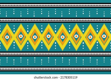 

Ikat ethnic design background.  pattern in tribal, folk embroidery vintage chevron art. Aztec geometric art ornament print.Design for carpet, wallpaper, clothing, wrapping, fabric, cover,tablecloth 