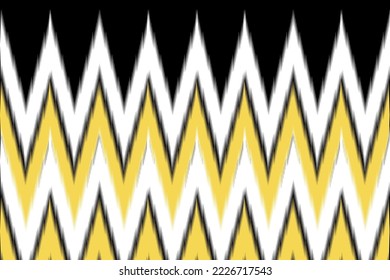 ikat ethnic design Pattern Design for Textile, ikat pattern in tribal, Art Ikat Ogee in traditional classic geometric folklore ornament illustration.