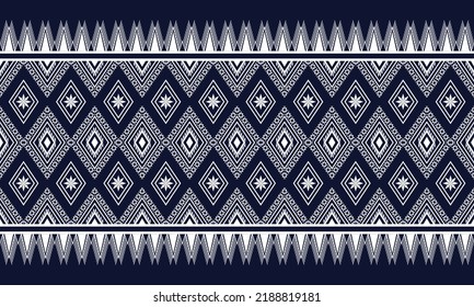 Diseño de patrones geométricos étnicos Ikat.