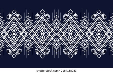 Diseño de patrones geométricos étnicos Ikat.