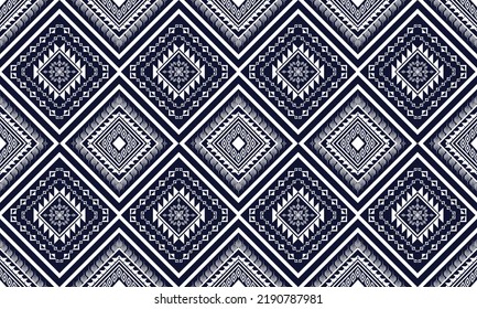 Ikat ethnic geometric pattern design.