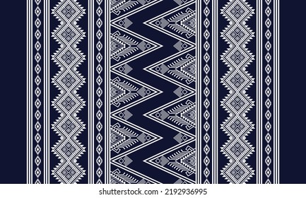 Diseño de patrones geométricos étnicos Ikat.