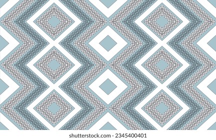 Diseño de patrones geométricos étnicos Ikat.