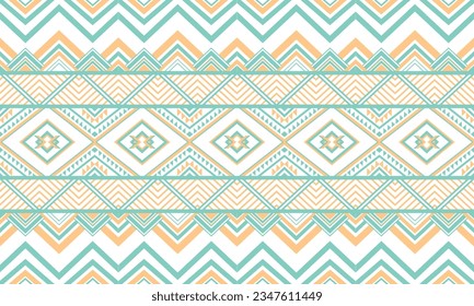 Ikat ethnisches geometrisches Muster Design.