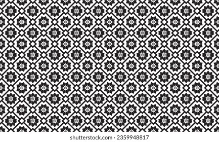 Ikat ethnic geometric pattern design.