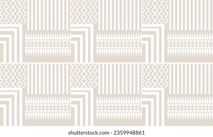 Ikat ethnisches geometrisches Muster Design.