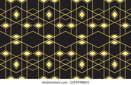Ikat ethnic geometric pattern design.