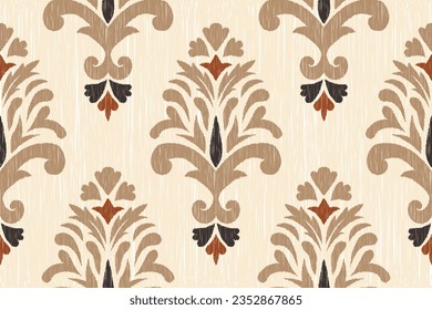 Ikat ethnic oriental seamless pattern traditional. design for clothing,fabric,carpet,wallpaper,texture,wrapping
