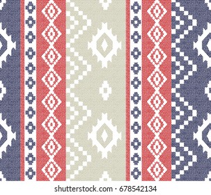 ikat ethnic pattern