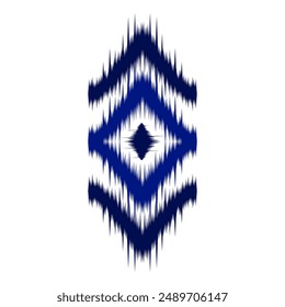 Ikat ethnic pattern art. American, Mexican style. Background Aztec tribal ornament. Design for fabric, clothing, textile, logo, symbol.